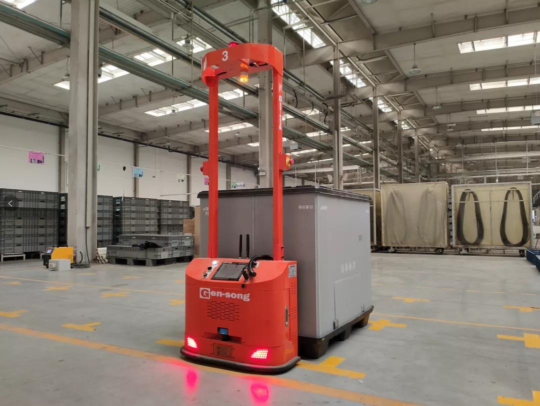 井松智能新推出窄巷道AGV，助力倉儲物流升級